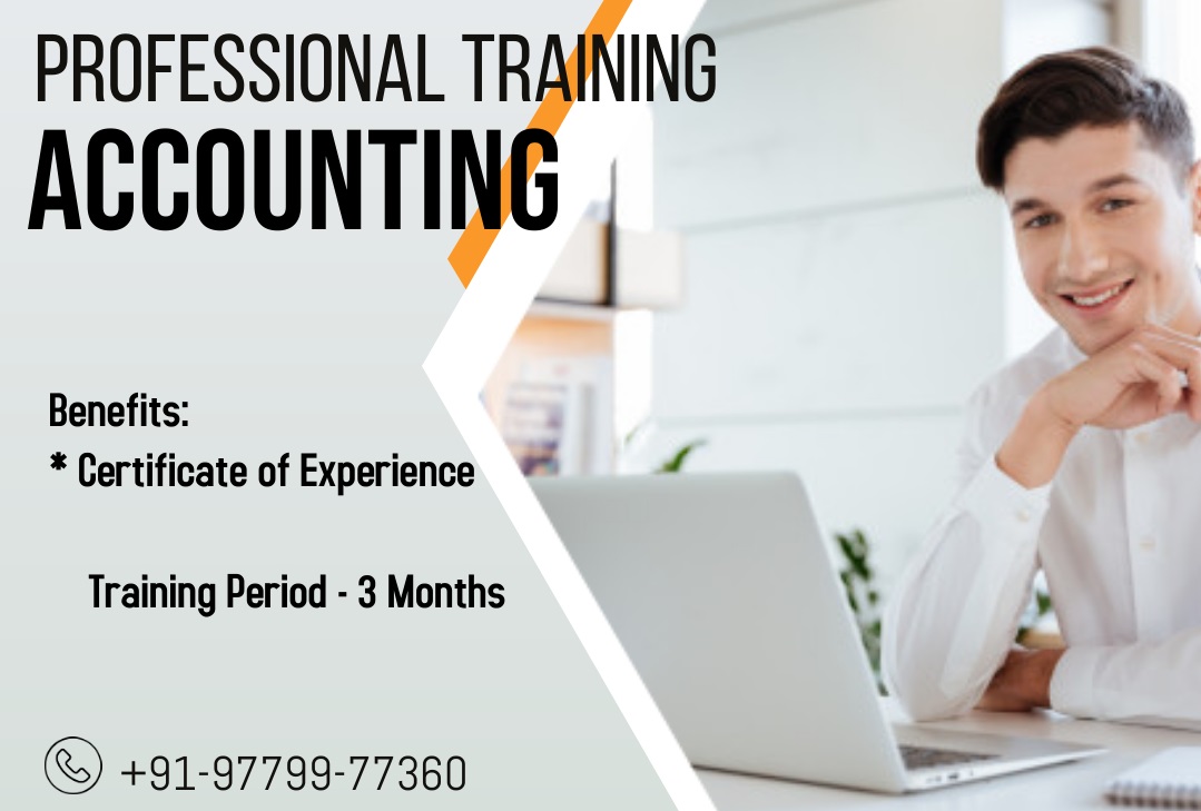 Professional Accounting Training in Zirakpur - 9779977360